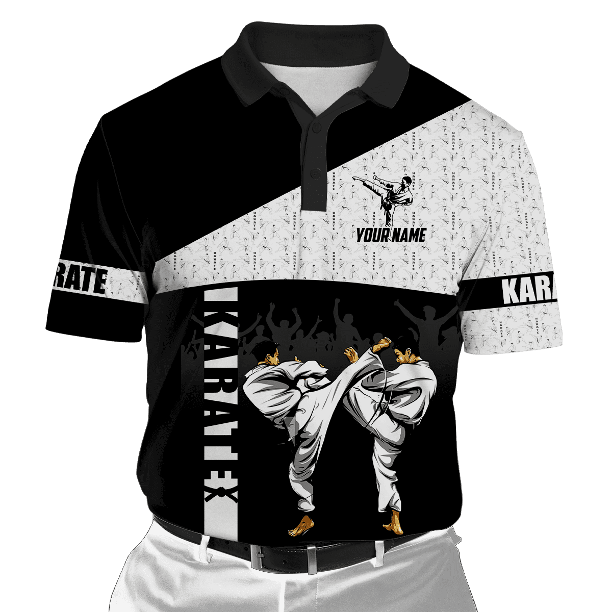 Customize Name Karate 3D All Over Printed Unisex Shirts