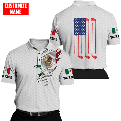 Persionalized Mexico 3D All Over Printed Unisex Shirts