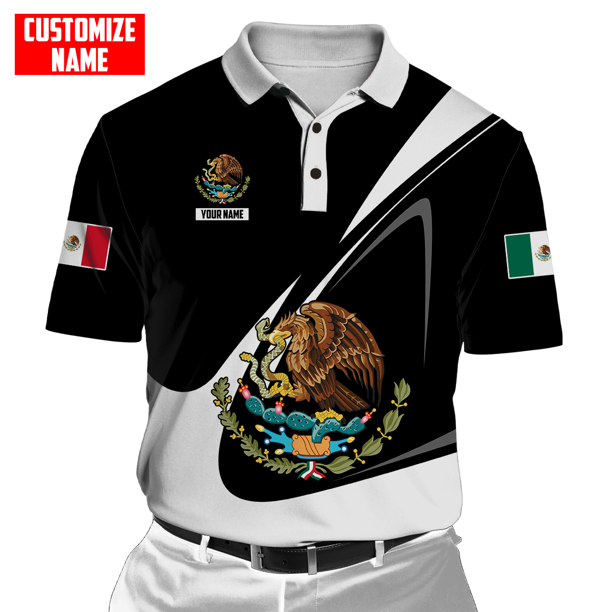 Personalized Name Mexico 3D All Over Printed Unisex Shirts DQB07072101