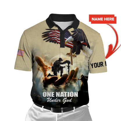 US Army Veteran Personalized name 3D All Over Printed Unisex Shirts