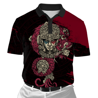Aztec Warrior 3D All Over Printed Unisex Hoodie no2