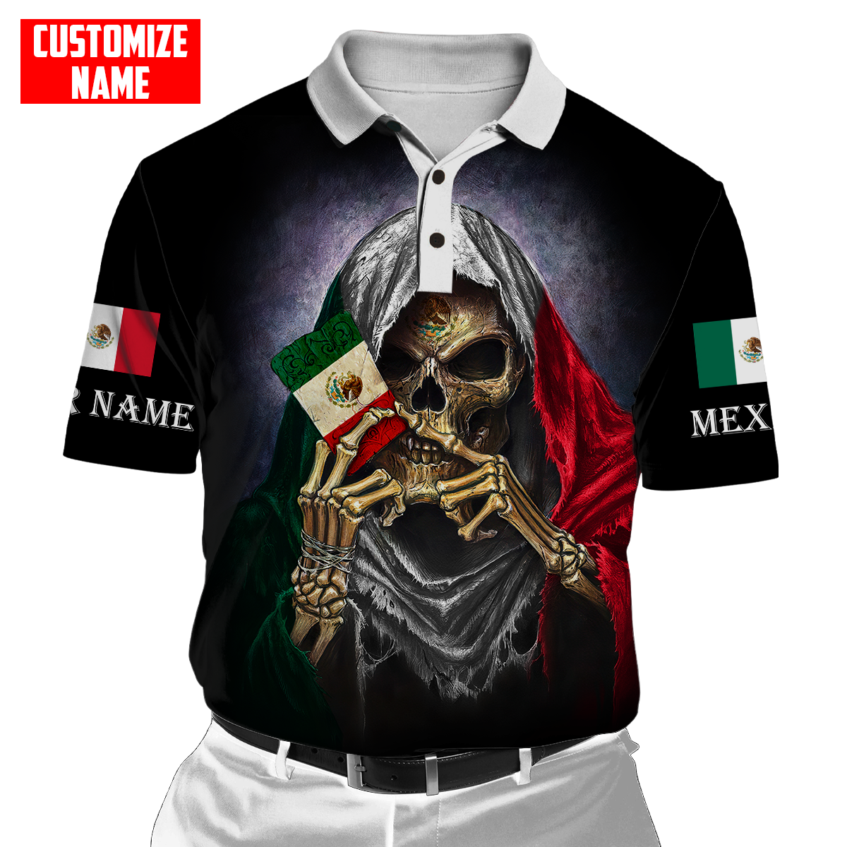Persionalized Mexico 3D All Over Printed Unisex Shirts DQB03072101