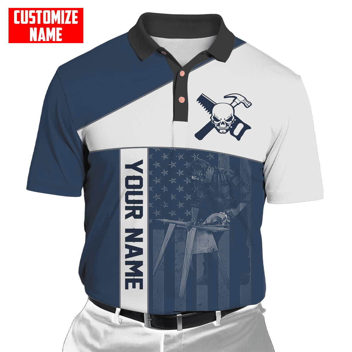 Personalized Name Carpenter 3D All Over Printed Unisex Shirts Ver 4