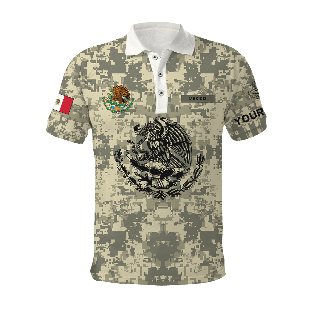 Personalized Mexican Army 3D All Over Printed Hoodies