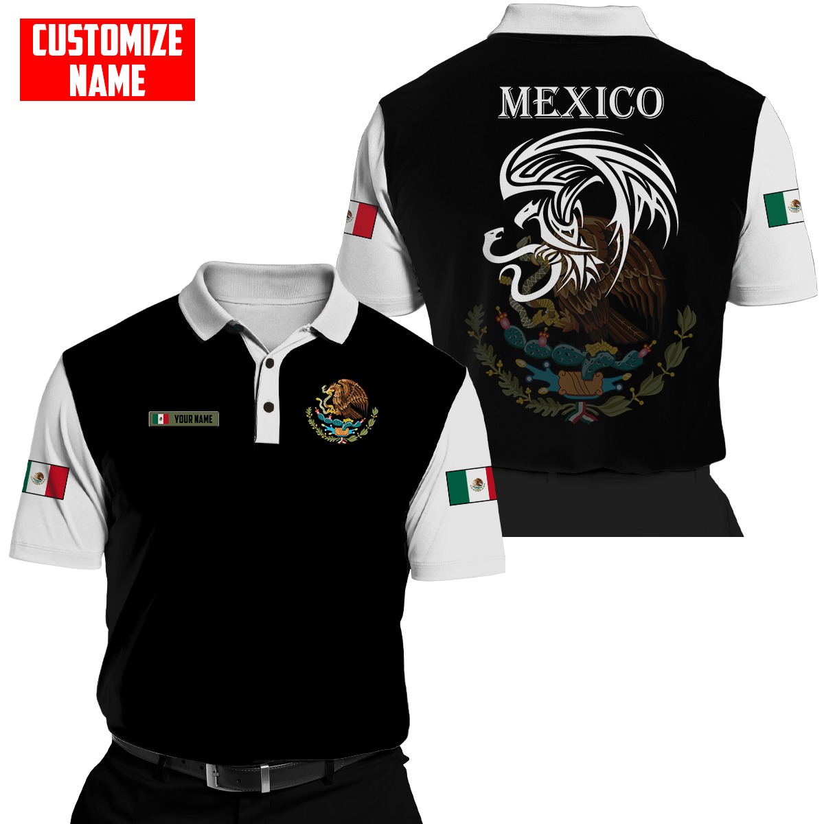 Persionalized Mexico 3D All Over Printed Unisex Shirts DQB25062102
