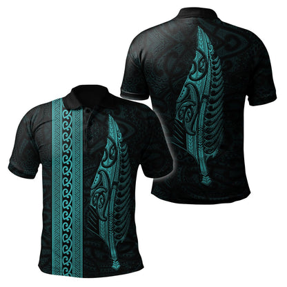 Maori Silver Fern Turquoise 3D Printed Unisex Shirts