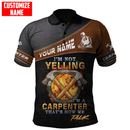 Personalized Name Carpenter 3D All Over Printed Unisex Shirts That's How We Talk