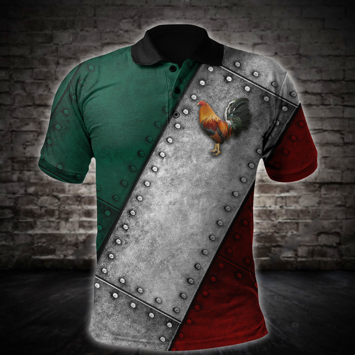 Mexico Rooster 3D All Over Printed Unisex Hoodie