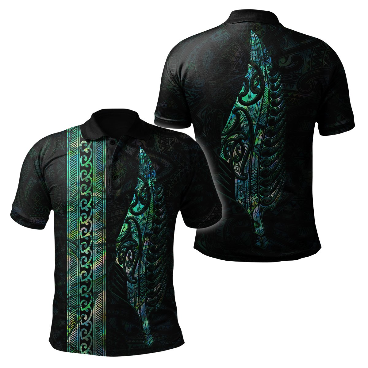 Maori Silver Fern Paua Shell 3D All Over Printed Unisex Shirts