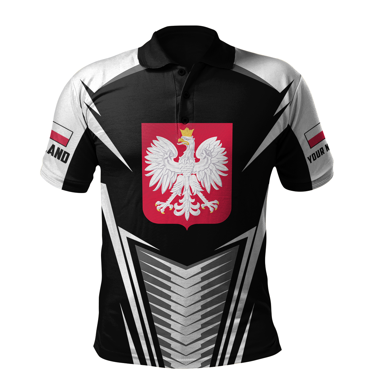 Personalized Polska 3D All Over Printed Unisex Hoodie