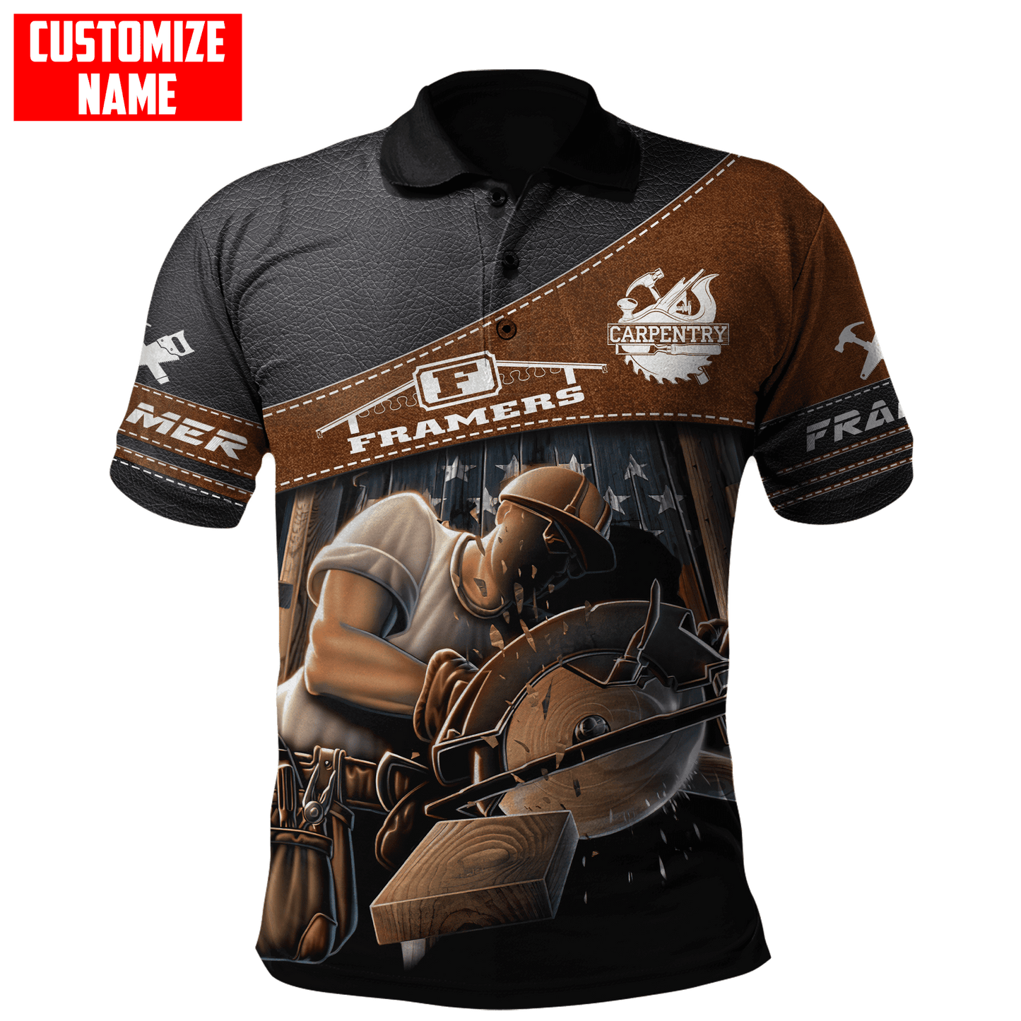 Carpenter 3D All Over Printed Unisex Shirts SN12102104