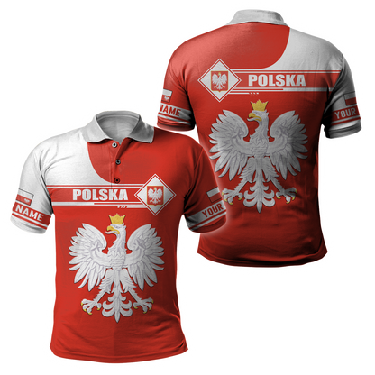 Personalized Polska 3D All Over Printed Unisex Hoodie Old