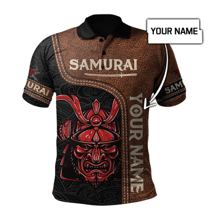 Custom Name Samurai 3D All Over Printed Unisex Shirts
