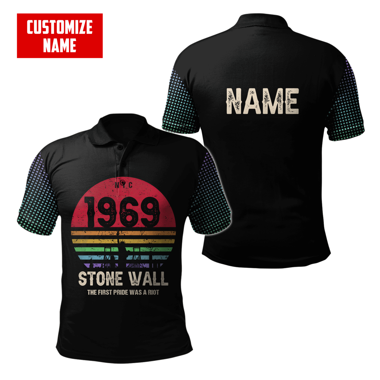 Customize Name The Pride 3D All Over Printed Unisex Shirts