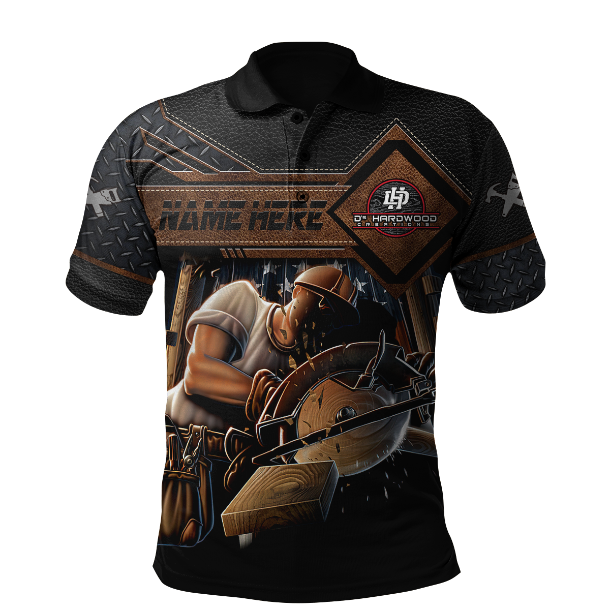 Personalized Name Carpenter 3D All Over Printed Unisex Shirts Custom