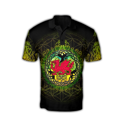 Celtic Wales Dragon Tattoo Hoodie For Men And Women