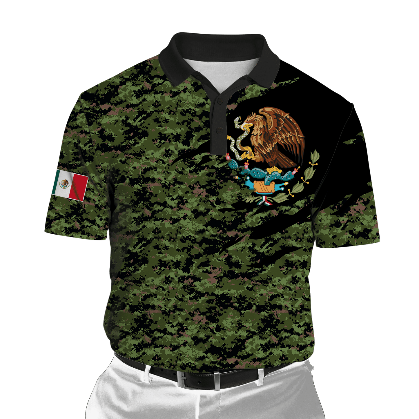 Mexico Coat Of Arms 3D All Over Printed Hoodie