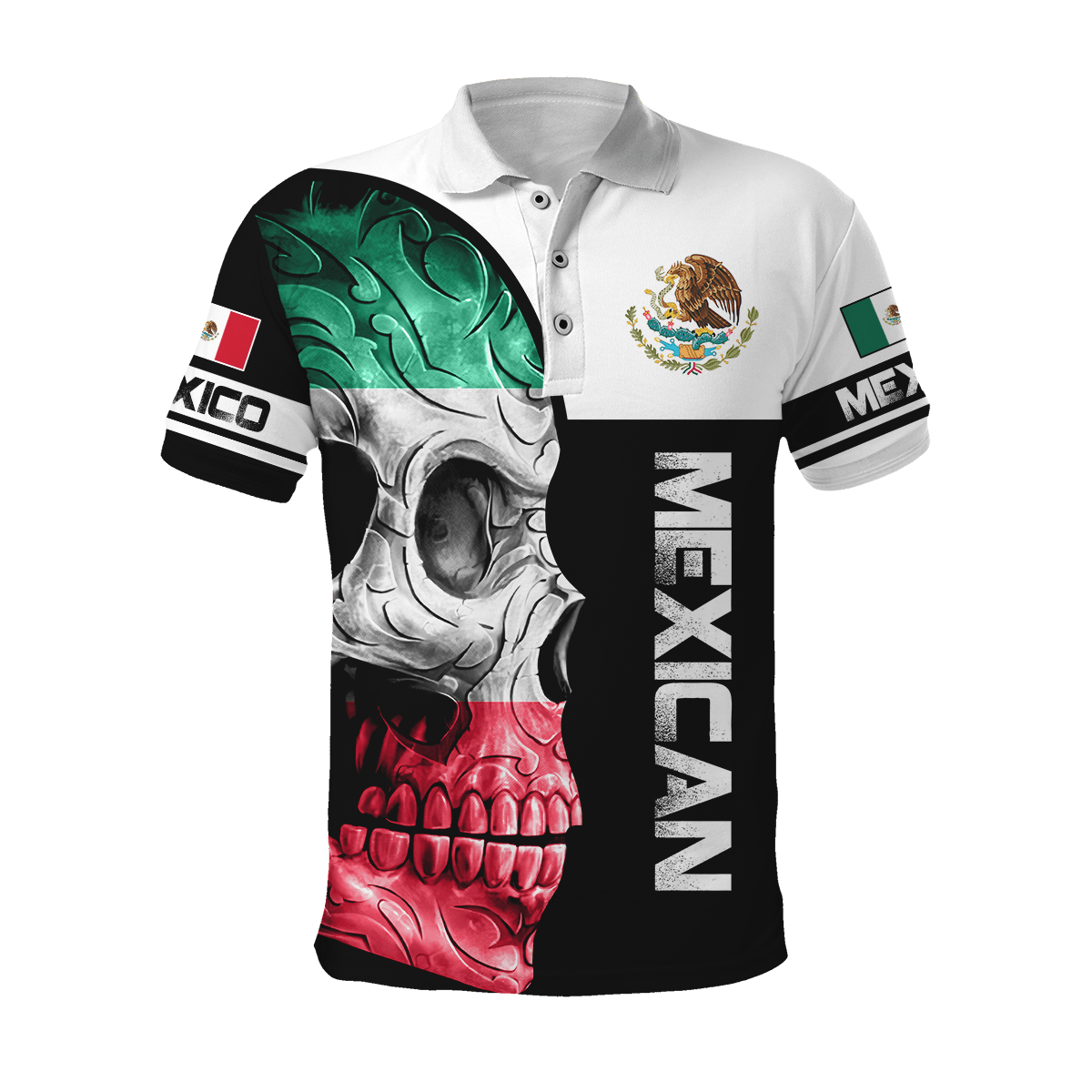 Mexican Skull 3D All Over Printed Unisex Hoodie