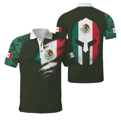 Mexico Coat Of Arm 3D All Over Printed Shirts DQB10142002