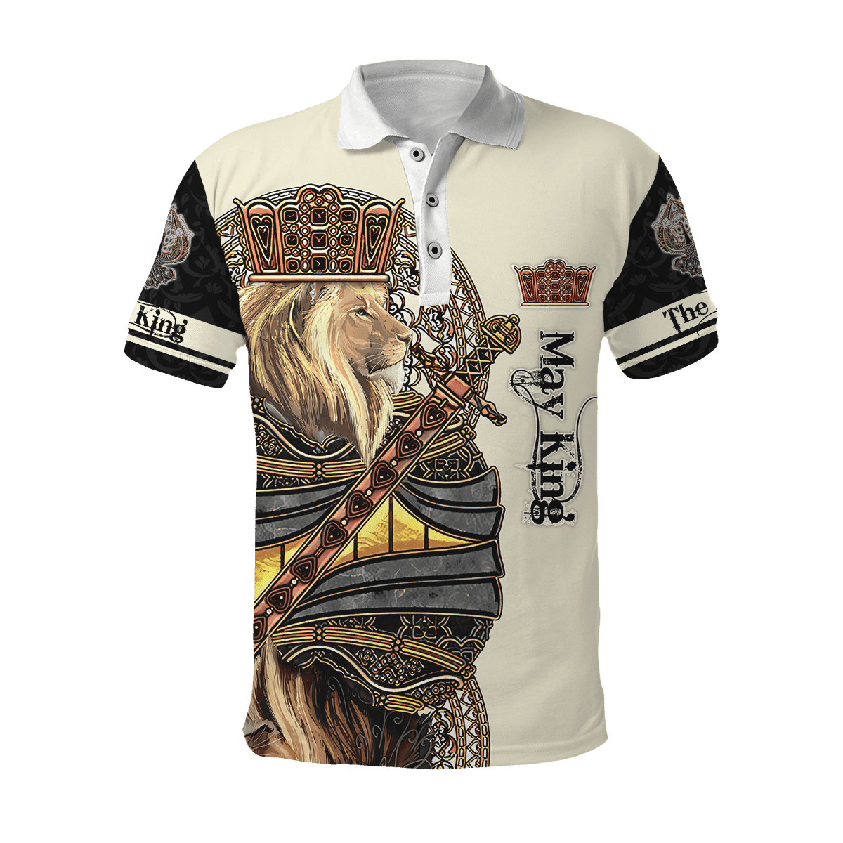 May Black King Lion  3D All Over Printed Unisex Shirts