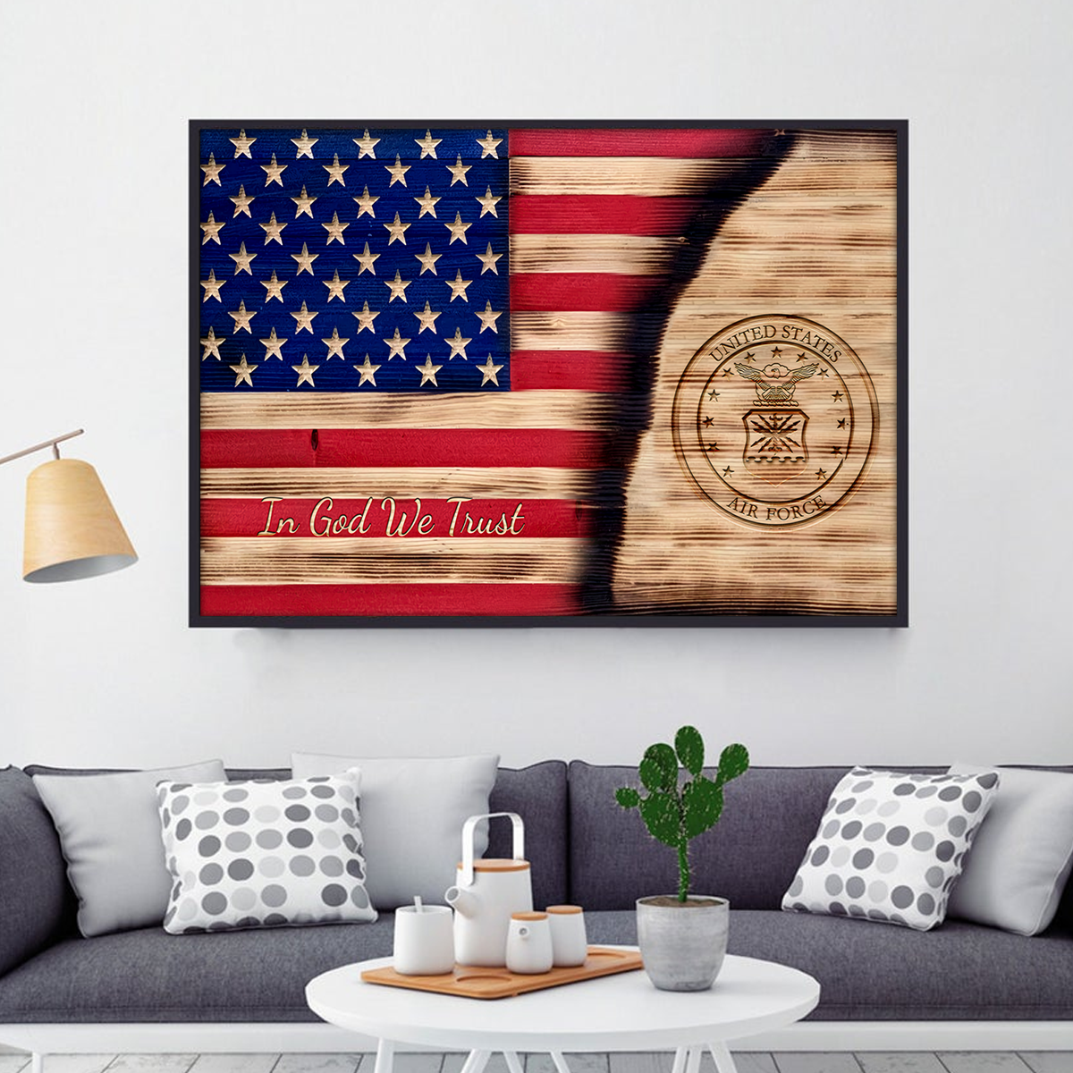 In God We Trust US Air Force Poster Horizontal
