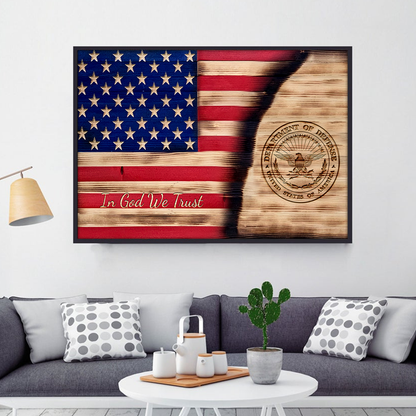 In God We Trust US Department of Defense Poster Horizontal