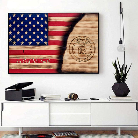 In God We Trust US Air Force Poster Horizontal