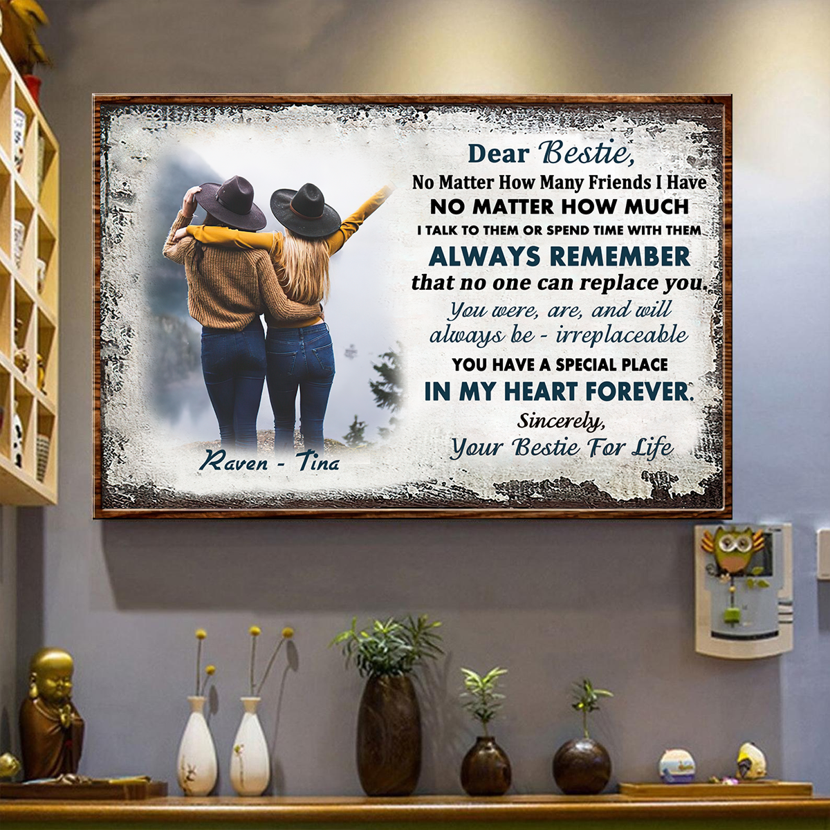 Dear Bestie, No Matter How Many Friends I Have Personalized Custom Canvas, Gift For Friends