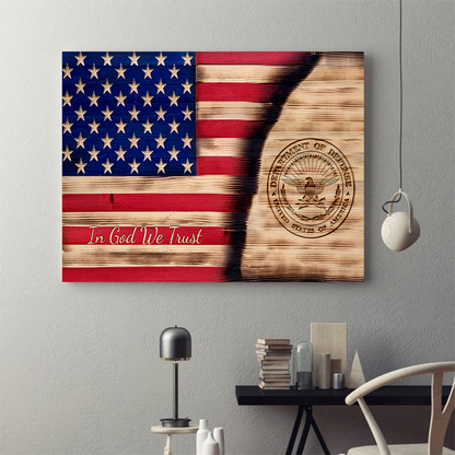 In God We Trust US Department of Defense Poster Horizontal