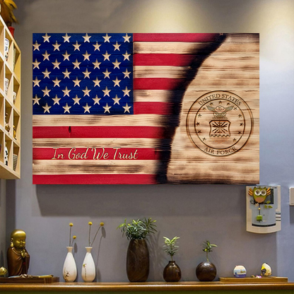 In God We Trust US Air Force Poster Horizontal