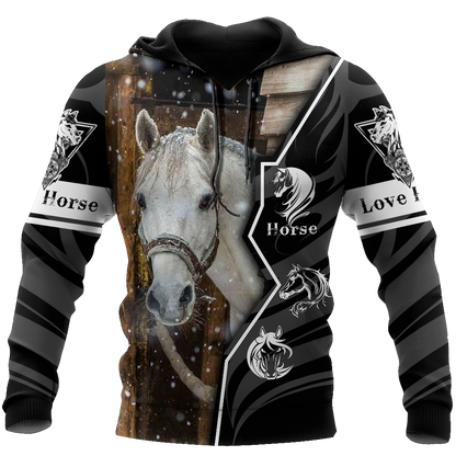 Beautiful Horse 3D All Over Printed shirt for Men and Women Pi040102 - Amaze Style™-Apparel