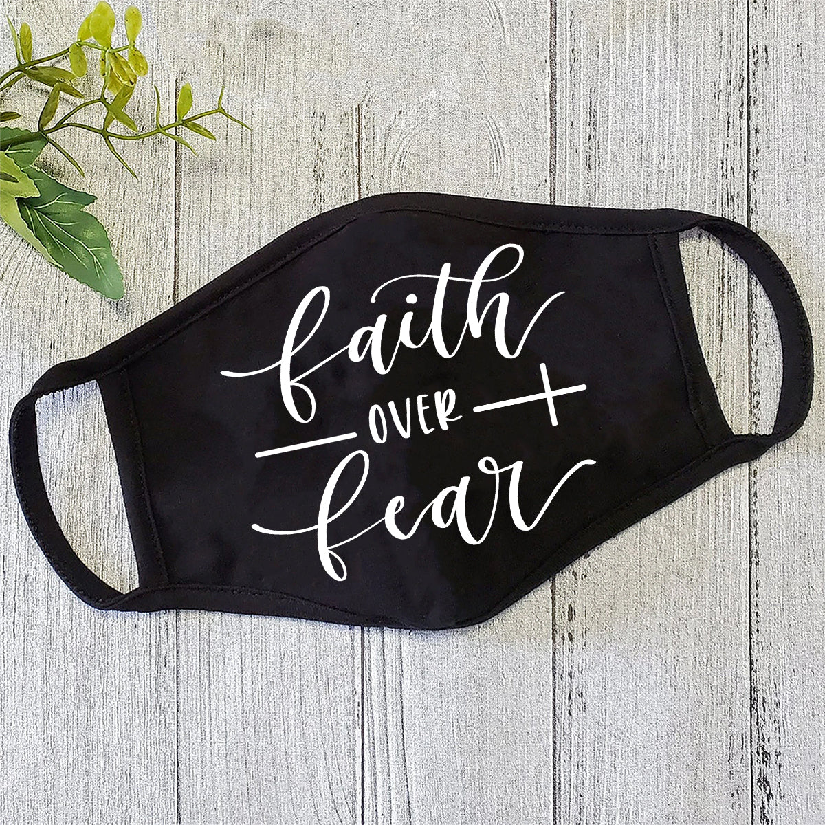 Faith Over Fear Jesus Christ Face Mask TA