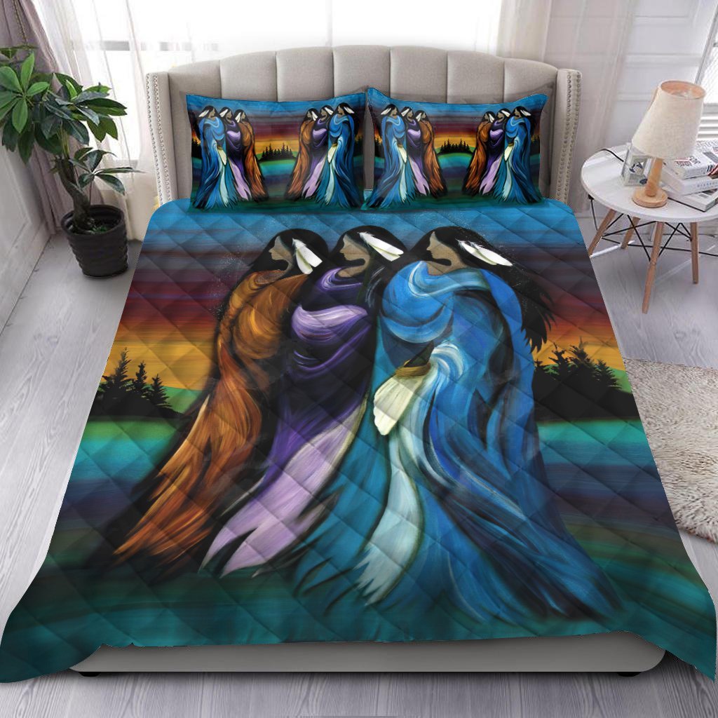 Native American Pow Wow Quilt Bedding Set Pi160501S1 - Amaze Style™-Quilt