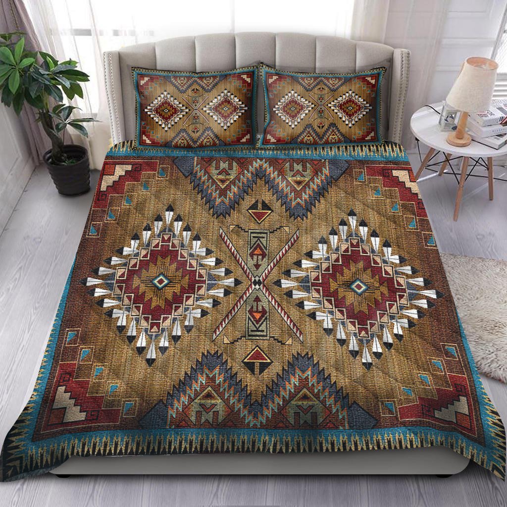 Native American Pow Wow Quilt Bedding Set Pi200501S1 - Amaze Style™-Quilt