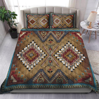 Native American Pow Wow Quilt Bedding Set Pi200501S1 - Amaze Style™-Quilt