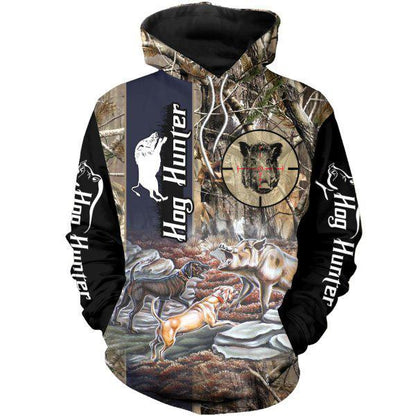 Pl414 HOG HUNTER DOG 3D ALL OVER PRINTED SHIRTS - Amaze Style™-Apparel