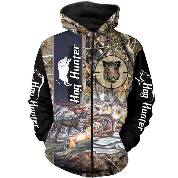 Pl414 HOG HUNTER DOG 3D ALL OVER PRINTED SHIRTS - Amaze Style™-Apparel
