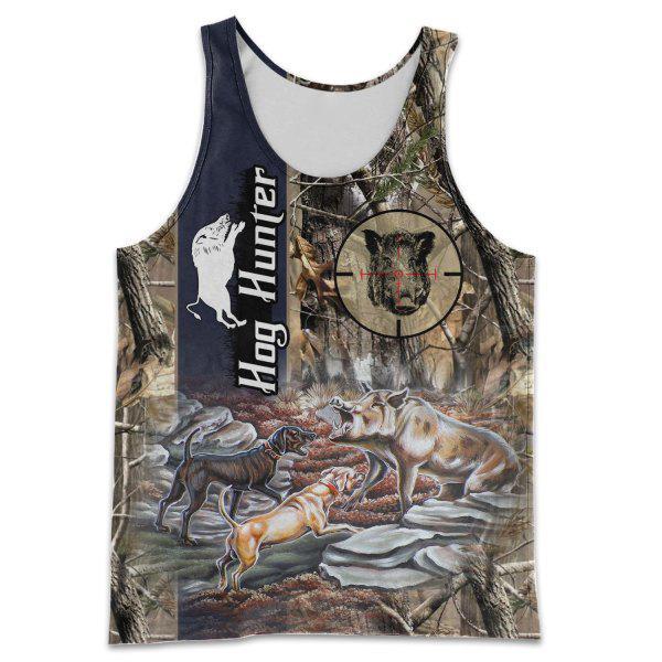 Pl414 HOG HUNTER DOG 3D ALL OVER PRINTED SHIRTS - Amaze Style™-Apparel