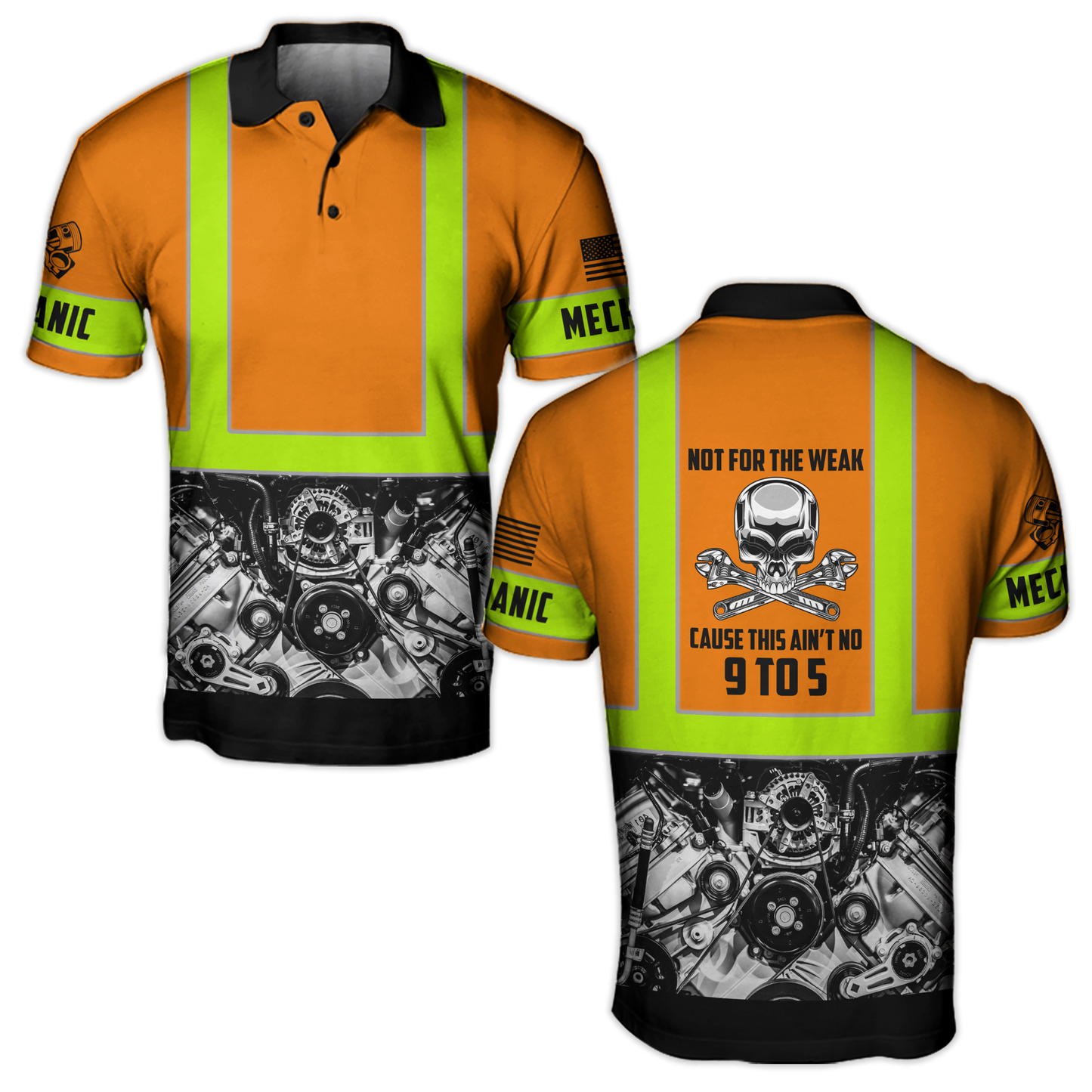 Mechanic Not For The Weak 3D All Over Printed Hoodie For Men and Women TN
