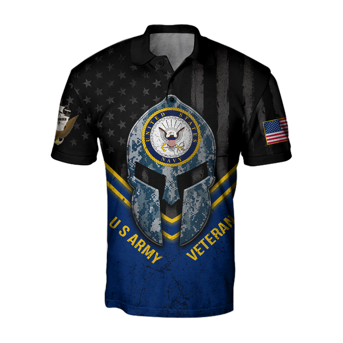 Spartan Soldier US Navy 3D All Over Printed Shirt Hoodie Pi20082002