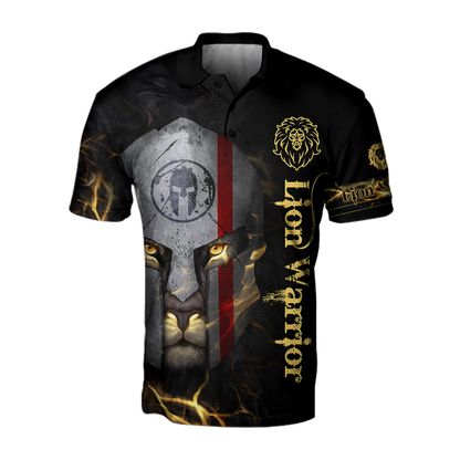 Spartan Lion Warrior 3D All Over Printed Unisex Shirts