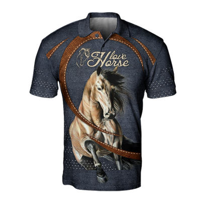 Love Horse 3D All Over Printed Unisex Shirts Pi112042
