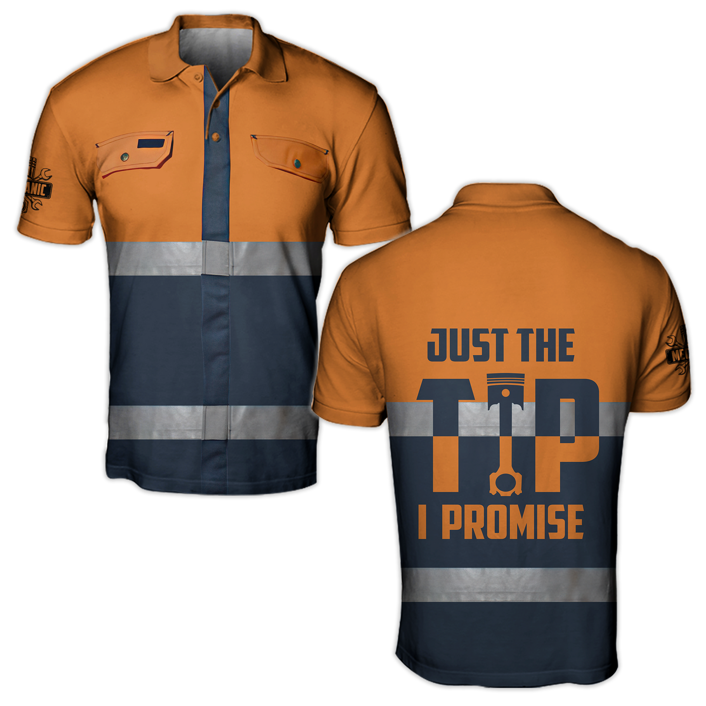 Mechanic 3D All Over Printed Hoodie For Men and Women TN