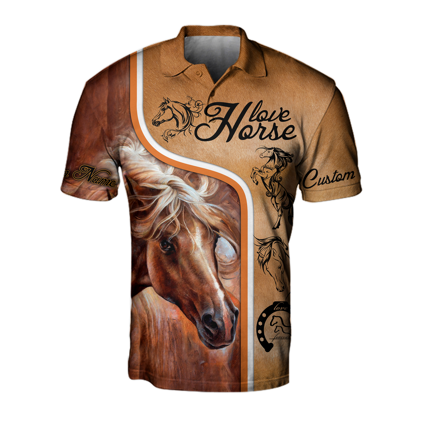 Personalized Love Horse 3D All Over Printed Unisex Shirts Pi112038