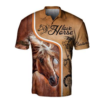 Personalized Love Horse 3D All Over Printed Unisex Shirts Pi112038