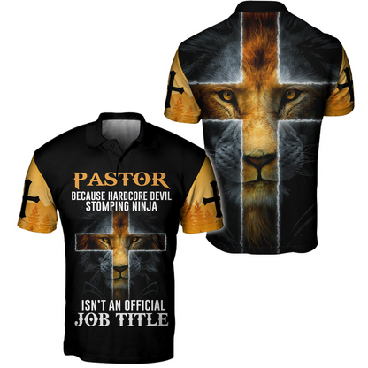 Pastor Because Devil Stomping Ninja Isn't Job Title-TA