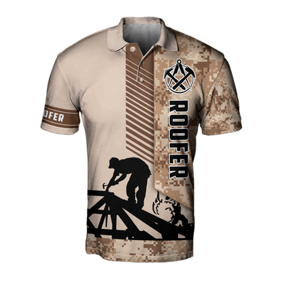 Roofer Man 3D All Over Printed Shirts For Men