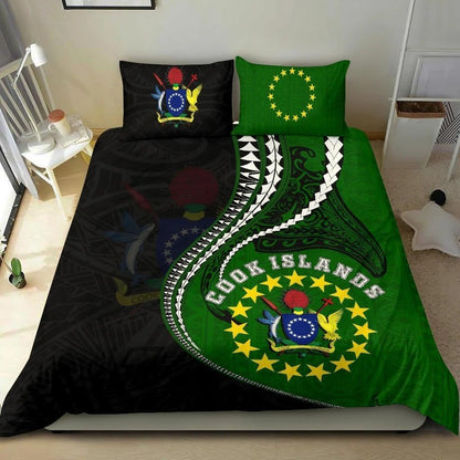 Cook Islands Bedding Set Polynesian Duvet Cover Set Kanaloa Tatau Bedding Set