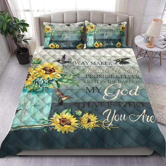 My God-Jesus Quilt Bedding Set QB05232004-TA - Amaze Style™-Quilt