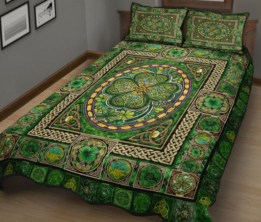Irish Saint Patrick's Day Quilt Bedding Set TN